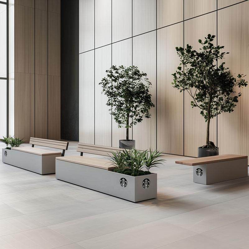 Outdoor Furniture Store - Italian Creative Outdoor Garden Bench Nordic