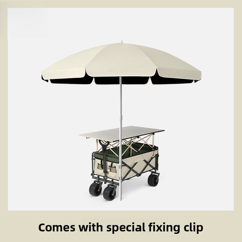 Outdoor Furniture Vendors - Portable Folding Vehicle-Mounted Market Umbrella |