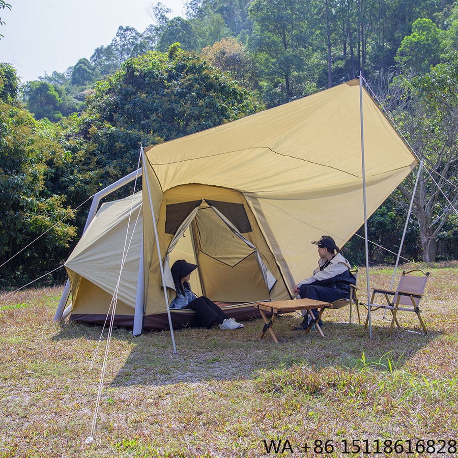 Outdoor Furniture Waterproof - Outdoor Ultra Light Black Camping Tent,