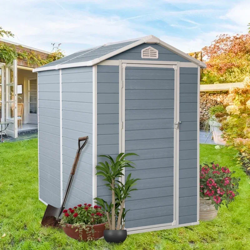 6x4ft Resin Outdoor Storage Sh - Outdoor Furniture Store ulasan dan harga