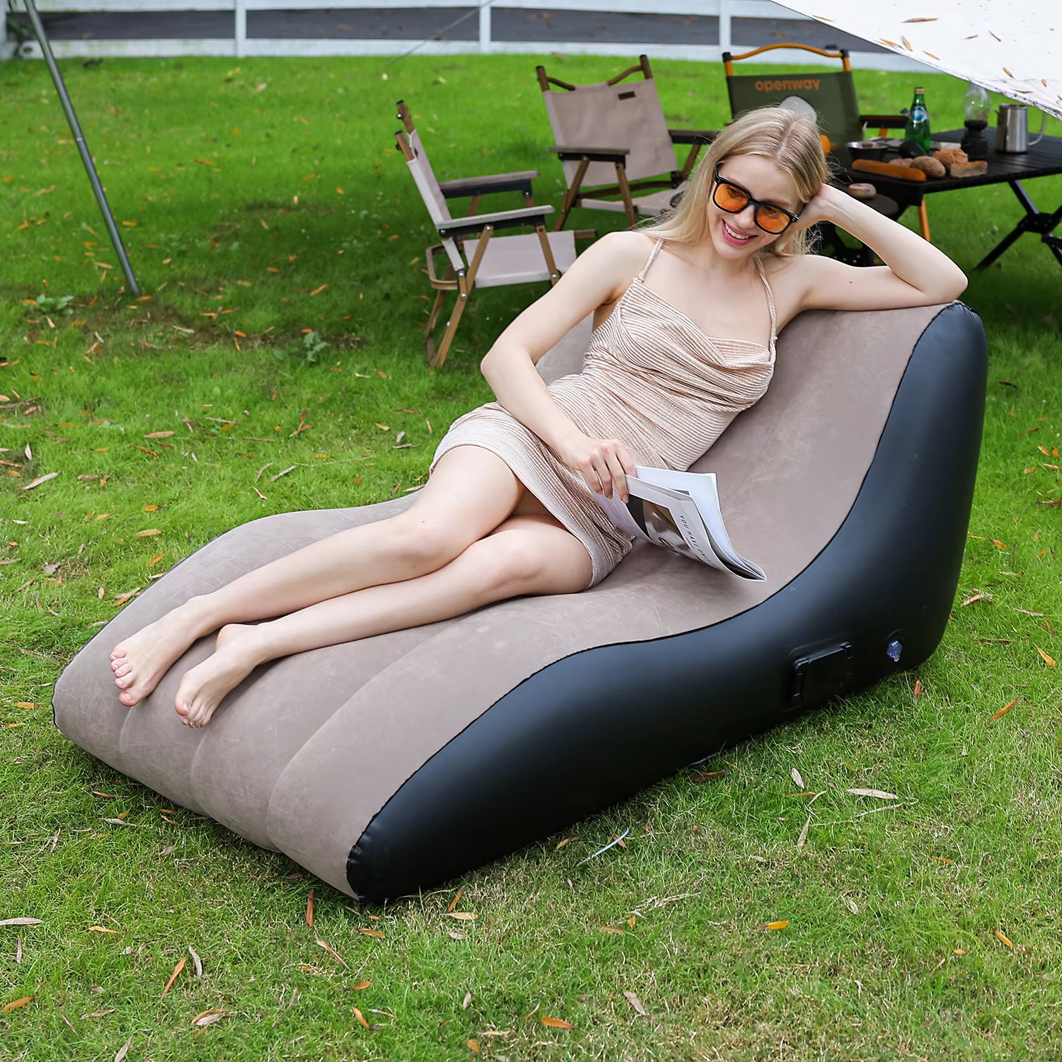 Inflatable Deck Chair , Inflat - Deck Chair Lounger ulasan dan harga