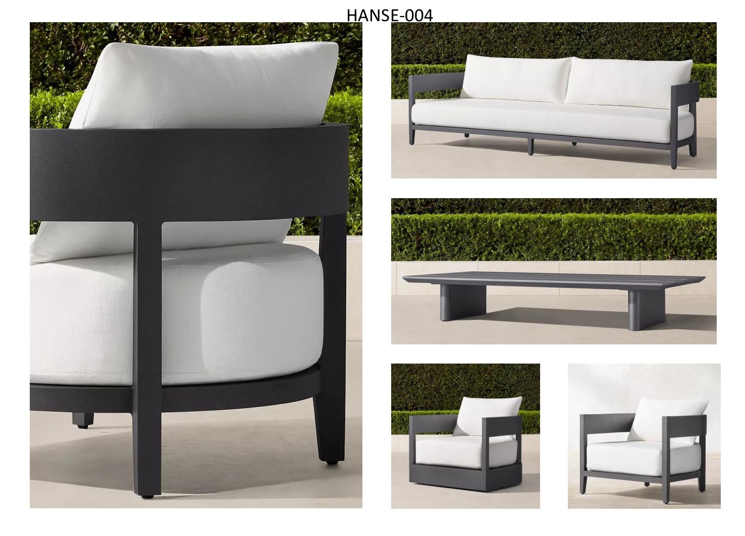Aluminium Outdoor Garden Sofa  - Outdoor Furniture Thailand ulasan dan harga