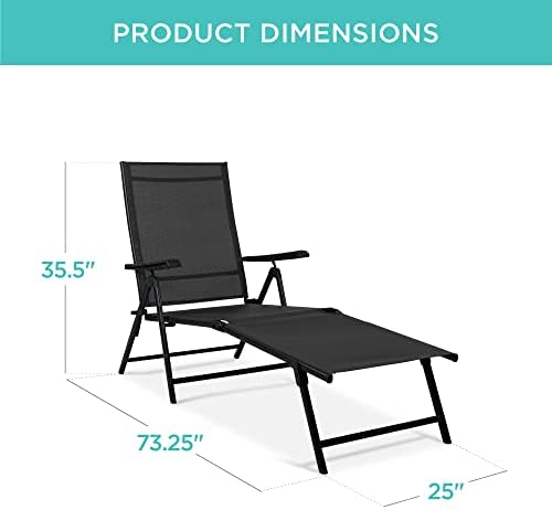 Set of 2 Outdoor Patio Chaise  - Deck Chair Lounger ulasan dan harga
