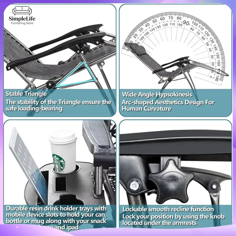 Infinite Zero Gravity Chair Ad - Deck Chair Lounger ulasan dan harga