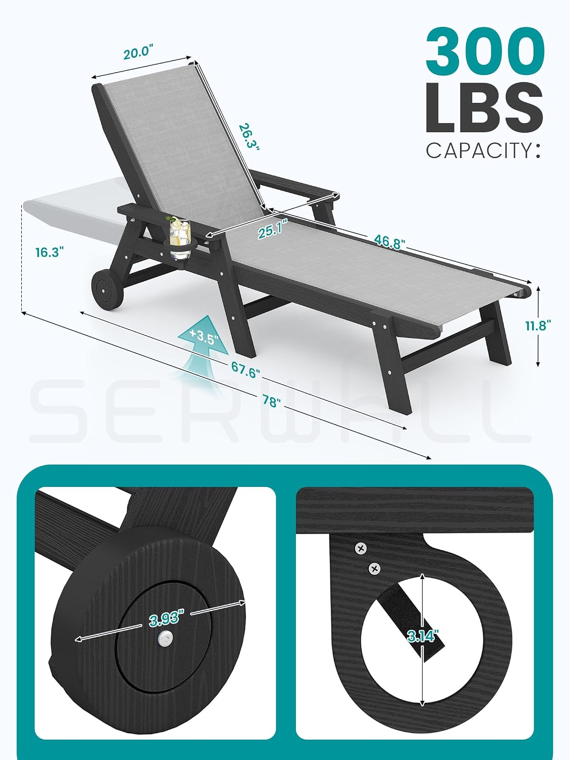 Patio Chaise Lounge Chair Set  - Deck Chair Lounger ulasan dan harga