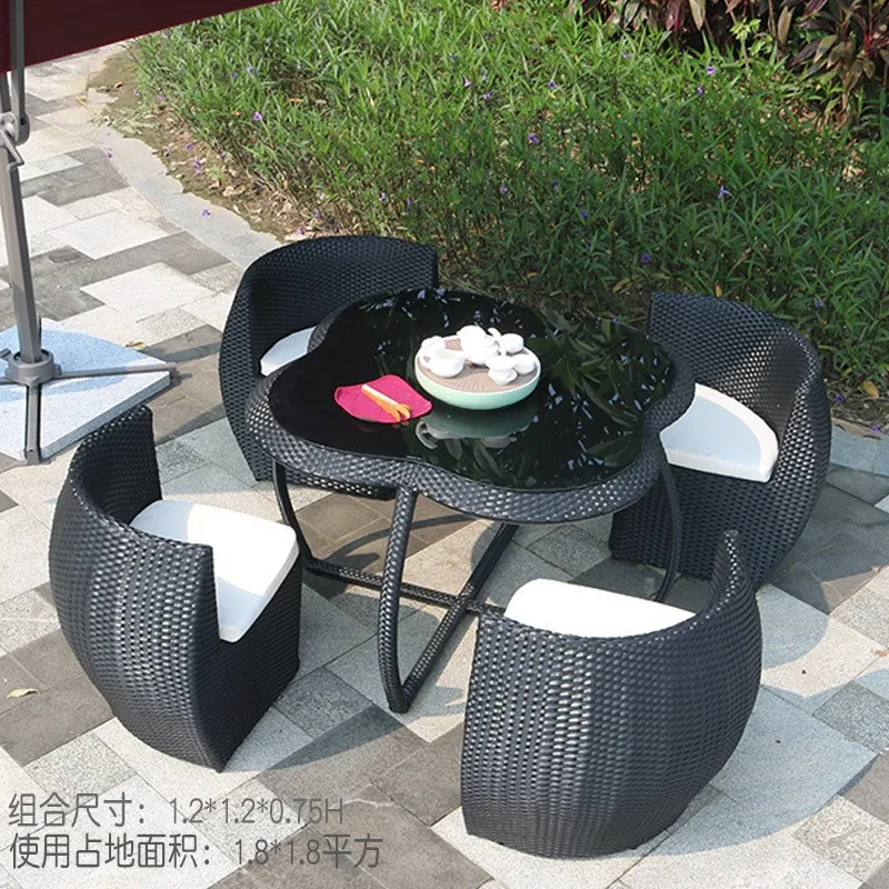 DSA outdoor rattan table and c - Outdoor Furniture Store ulasan dan harga