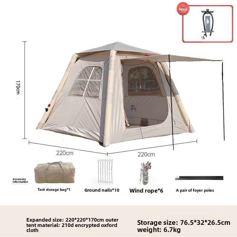 5㎡ Luxury Outdoor Air Tent Cam - Outdoor Furniture Waterproof ulasan dan harga