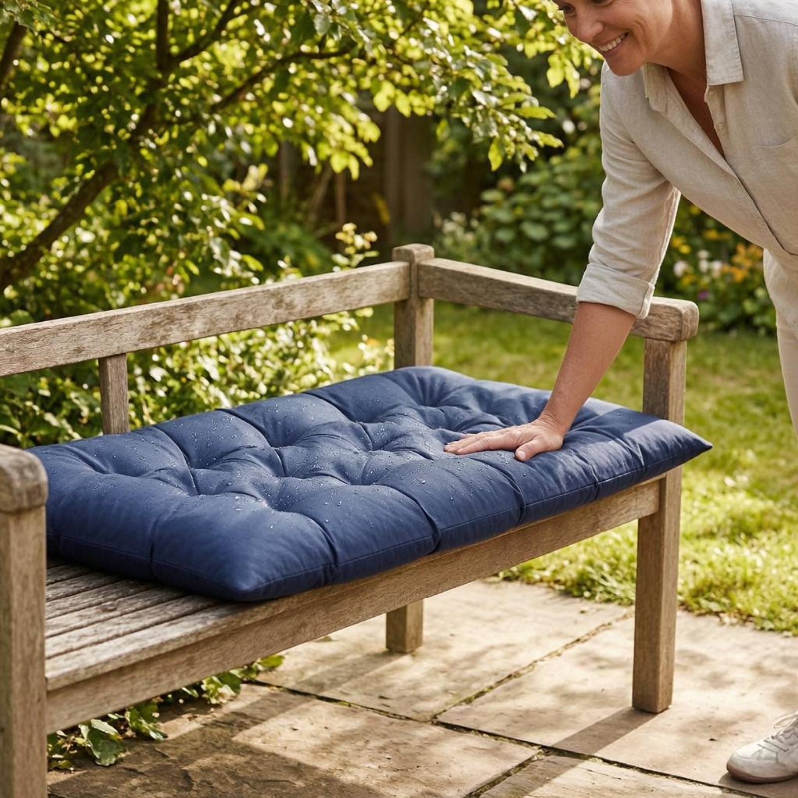 Waterproof Bench Cushion Sunpr - Outdoor Furniture Waterproof ulasan dan harga