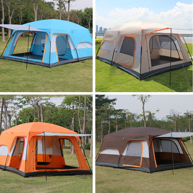 Outdoor Camping Tent with Two  - Outdoor Furniture Waterproof ulasan dan harga