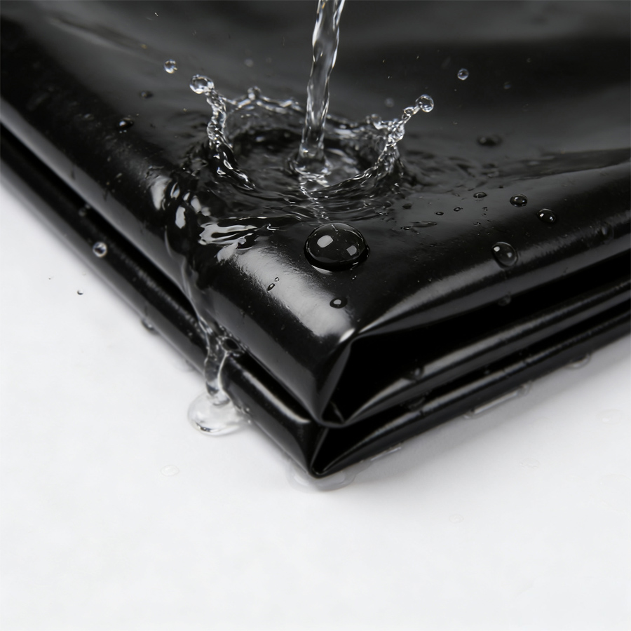 Durable Pure Black PVC Waterpr - Outdoor Furniture Covers ulasan dan harga