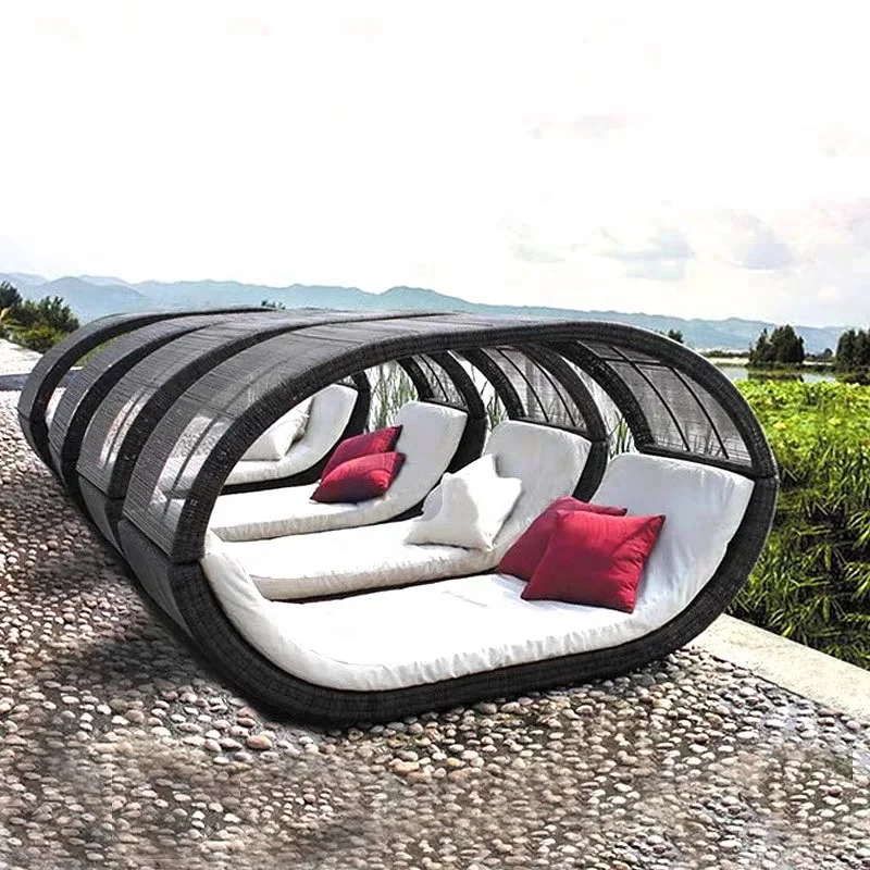 Furniture all weather daybed c - Outdoor Furniture Thailand ulasan dan harga