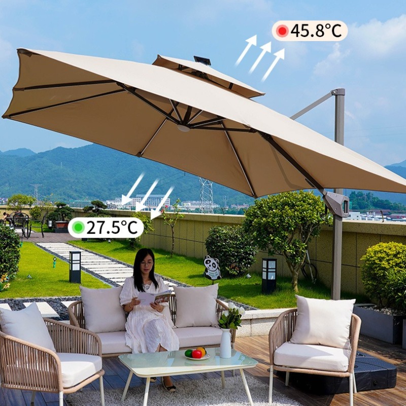 Solar Powered Thick Frame Outd - Outdoor Furniture Vendors ulasan dan harga