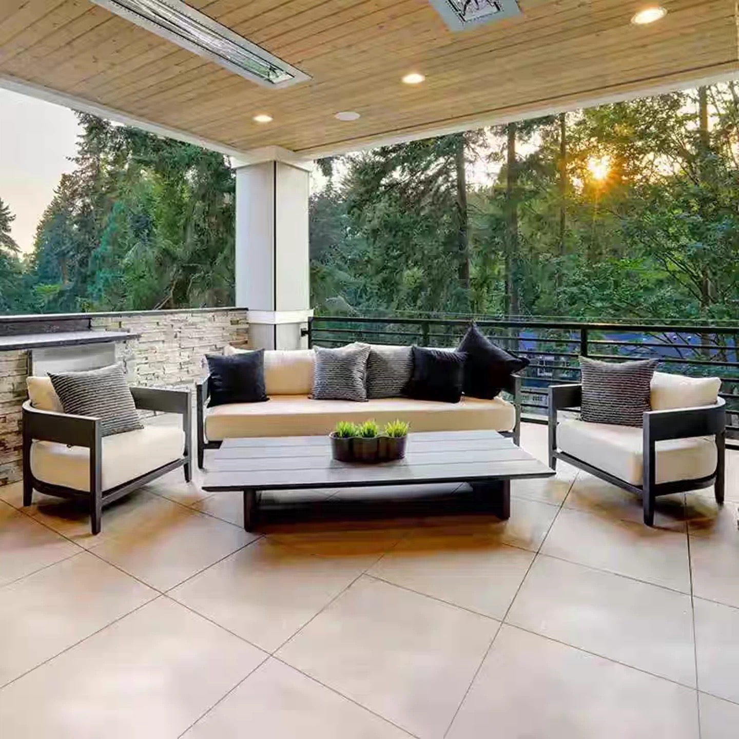 Luxury aluminum alloy Nordic I - Outdoor Furniture Italy ulasan dan harga