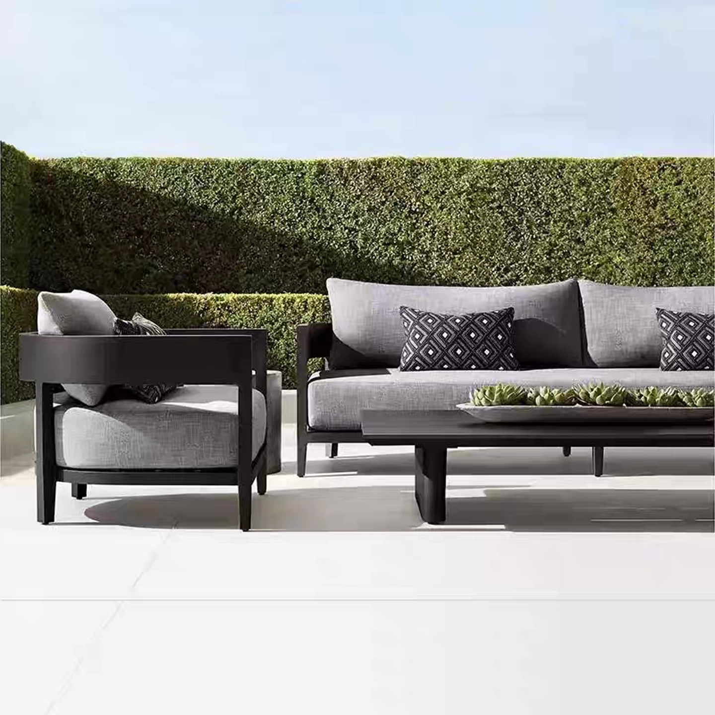 Luxury aluminum alloy Nordic I - Outdoor Furniture Italy ulasan dan harga