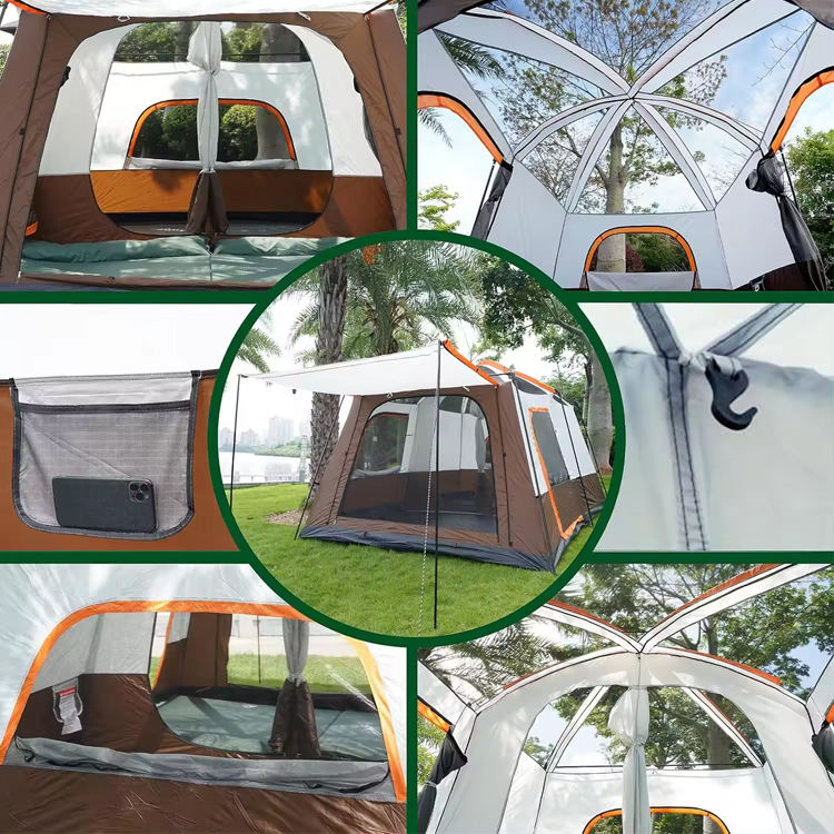 Luxury Large Camping Tent, Two - Outdoor Furniture Waterproof ulasan dan harga